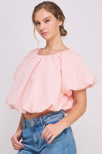 Load image into Gallery viewer, Bubble Crop Top | ABST7524

