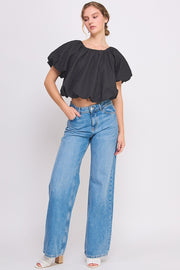 Bubble Crop Top | ABST7524