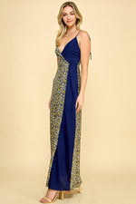Load image into Gallery viewer, Mixed Overlap Maxi dress / S#ABDD0115
