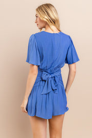 Short Bell-sleeve Mini Dress / S#ABDD0153