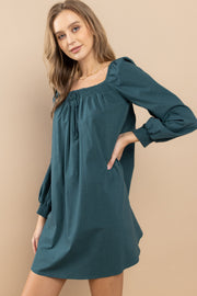 Smocked On-Off shoulder Dress | ABDD0168