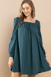 Smocked On-Off shoulder Dress | ABDD0168