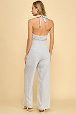 Load image into Gallery viewer, Striped Jumpsuit / S#ABDJ0101
