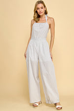 Load image into Gallery viewer, Striped Jumpsuit / S#ABDJ0101
