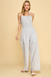 Striped Jumpsuit / S#ABDJ0101