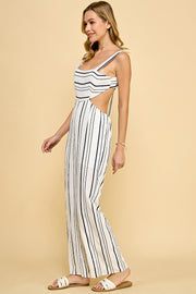 Multi Striped Jumpsuit / S#ABDJ0104
