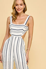 Multi Striped Jumpsuit / S#ABDJ0104