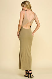 Color Block Sweater Midi Dress /S#ABDS0102