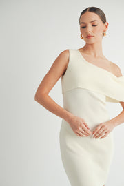 One shoulder Sweater Dress I ABDS0103 I INSTOCK