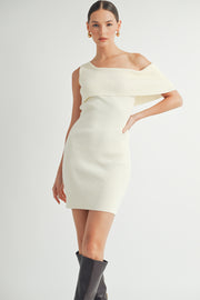 One shoulder Sweater Dress I ABDS0103 I INSTOCK