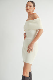 One shoulder Sweater Dress I ABDS0103 I INSTOCK