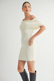 One shoulder Sweater Dress I ABDS0103 I INSTOCK