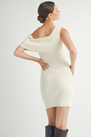 One shoulder Sweater Dress I ABDS0103 I INSTOCK