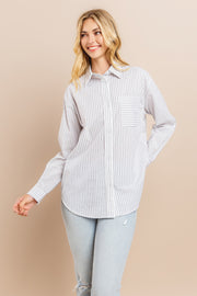 Striped button down shirts / S#ABDT0103