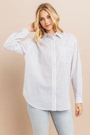 Striped button down shirts / S#ABDT0103