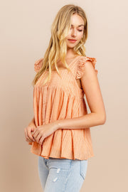 Flare bottom Blouse / S#ABDT0107