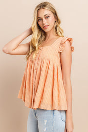 Flare bottom Blouse / S#ABDT0107