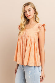 Flare bottom Blouse / S#ABDT0107