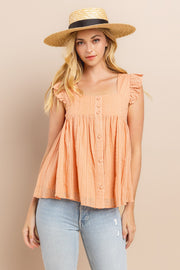 Flare bottom Blouse / S#ABDT0107