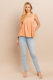 Flare bottom Blouse / S#ABDT0107
