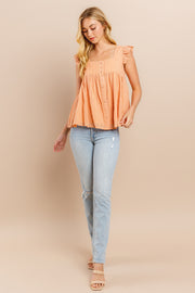 Flare bottom Blouse / S#ABDT0107