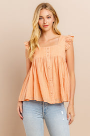 Flare bottom Blouse / S#ABDT0107