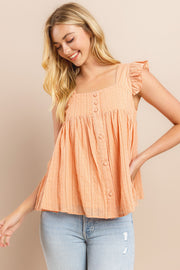 Flare bottom Blouse / S#ABDT0107