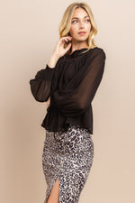 Load image into Gallery viewer, Off shoulder Top / S#ABDT0163
