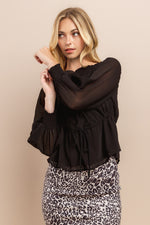 Load image into Gallery viewer, Off shoulder Top / S#ABDT0163
