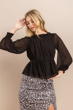 Load image into Gallery viewer, Off shoulder Top / S#ABDT0163
