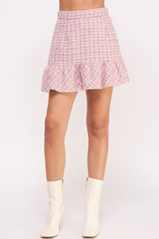 Wholesale apparel | Tweed Mini Skirt