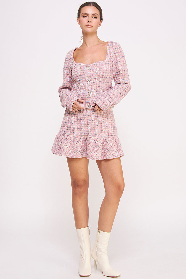 Wholesale apparel | Tweed Mini Skirt