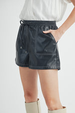 Load image into Gallery viewer, Faux Leather Short I ABEB7507 I SHIP 10/03/24

