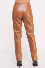 Faux Leather Pants I ABEB7508 I SHIP 10/03/24