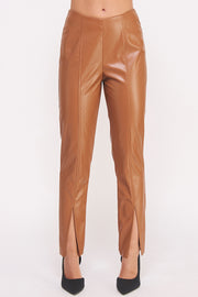Faux Leather Pants I ABEB7508 I SHIP 10/03/24