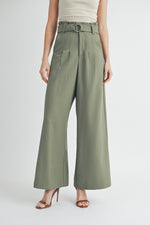 Load image into Gallery viewer, High-Rise Belted Culottes I ABEB7511 I SHIP 09/04/24
