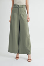 Load image into Gallery viewer, High-Rise Belted Culottes I ABEB7511 I SHIP 09/04/24

