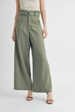 Load image into Gallery viewer, High-Rise Belted Culottes I ABEB7511 I SHIP 09/04/24
