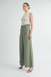 High-Rise Belted Culottes I ABEB7511 I SHIP 09/04/24