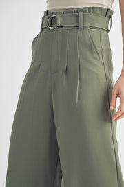 High-Rise Belted Culottes I ABEB7511 I SHIP 09/04/24