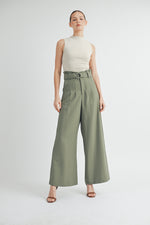 Load image into Gallery viewer, High-Rise Belted Culottes I ABEB7511 I SHIP 09/04/24
