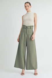 High-Rise Belted Culottes I ABEB7511 I SHIP 09/04/24