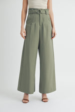 Load image into Gallery viewer, High-Rise Belted Culottes I ABEB7511 I SHIP 09/04/24
