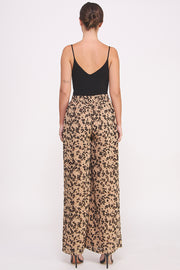 Leopard Printed Chiffon Pants I ABEB7516 I SHIP 09/25/24