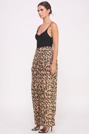 Leopard Printed Chiffon Pants I ABEB7516 I SHIP 09/25/24