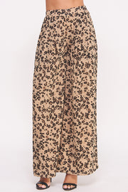 Leopard Printed Chiffon Pants I ABEB7516 I SHIP 09/25/24