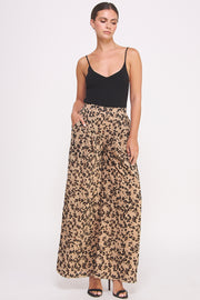 Leopard Printed Chiffon Pants I ABEB7516 I SHIP 09/25/24
