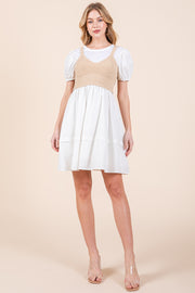 Two Piece Set Mini Dress / STLE#ABED7500