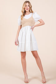 Two Piece Set Mini Dress / STLE#ABED7500