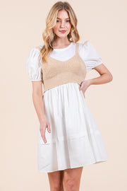 Two Piece Set Mini Dress / STLE#ABED7500